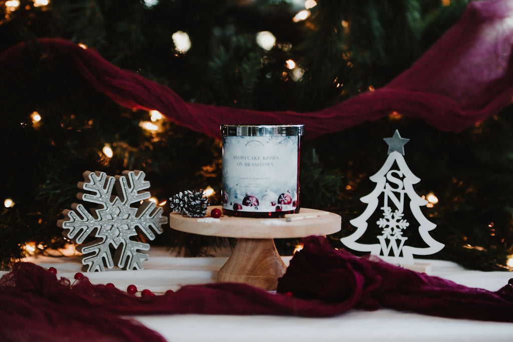 Snowflake Kisses on Brasstown Scented Candle