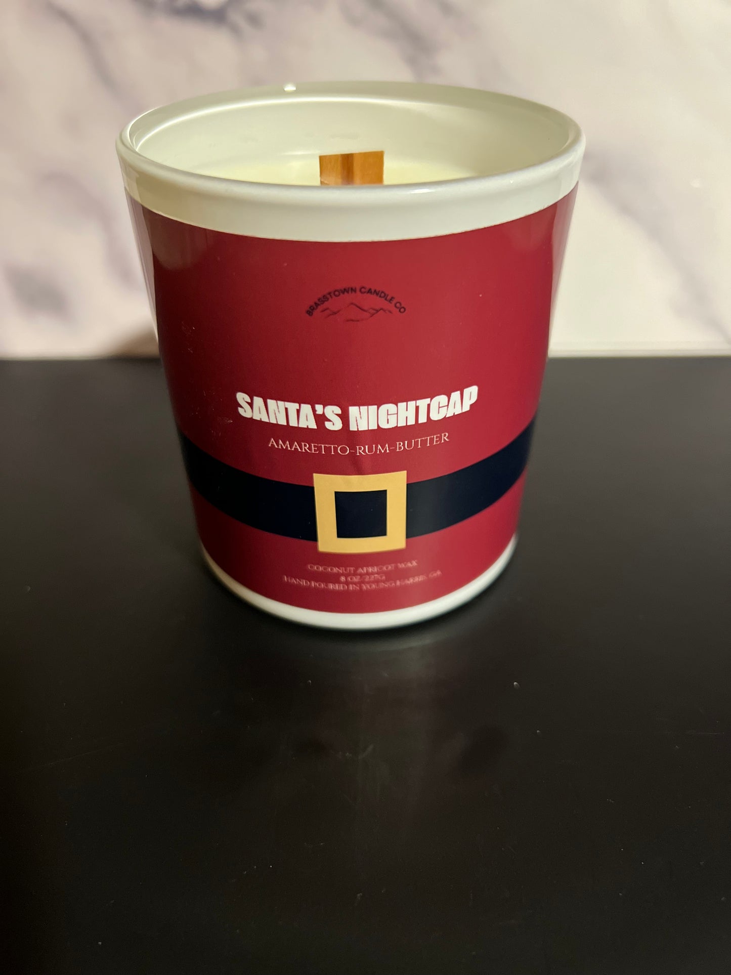 Santa’s Nightcap Scented Candle