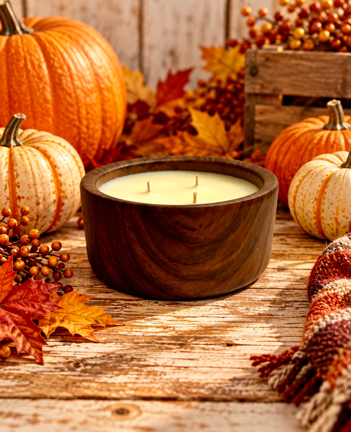 Sweet as Pumpkin Pie 3 Wick Scented Candle