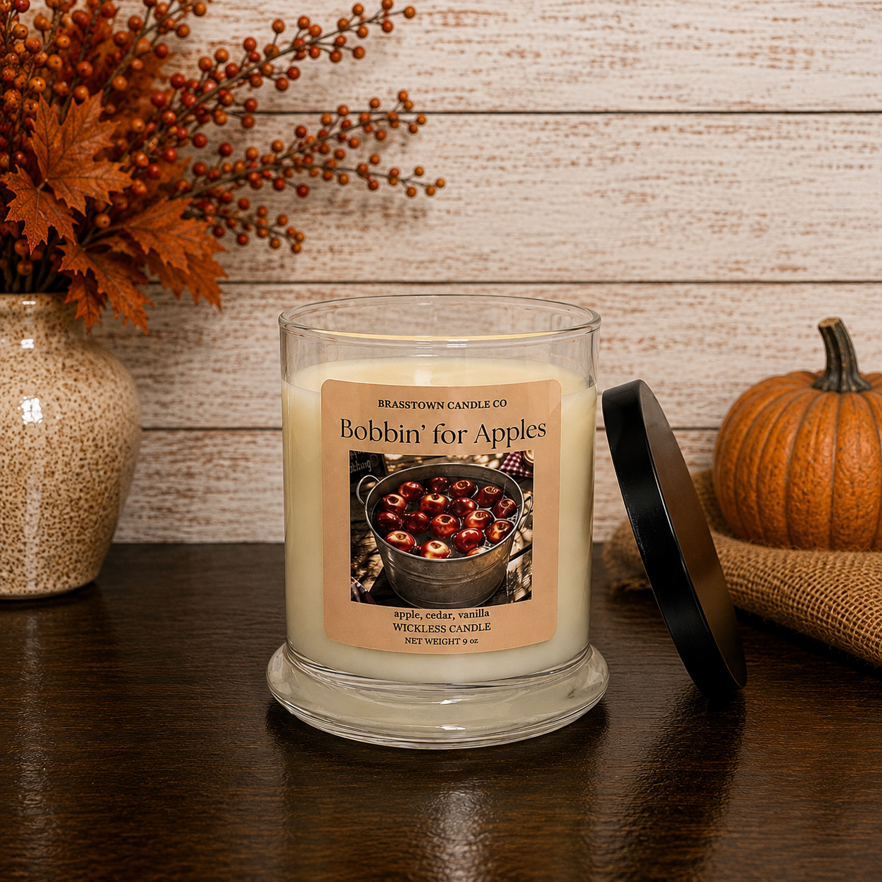 Bobbin’ for Apples Wickless Candle