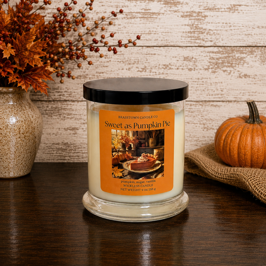 Sweet as Pumpkin Pie Wickless Candle