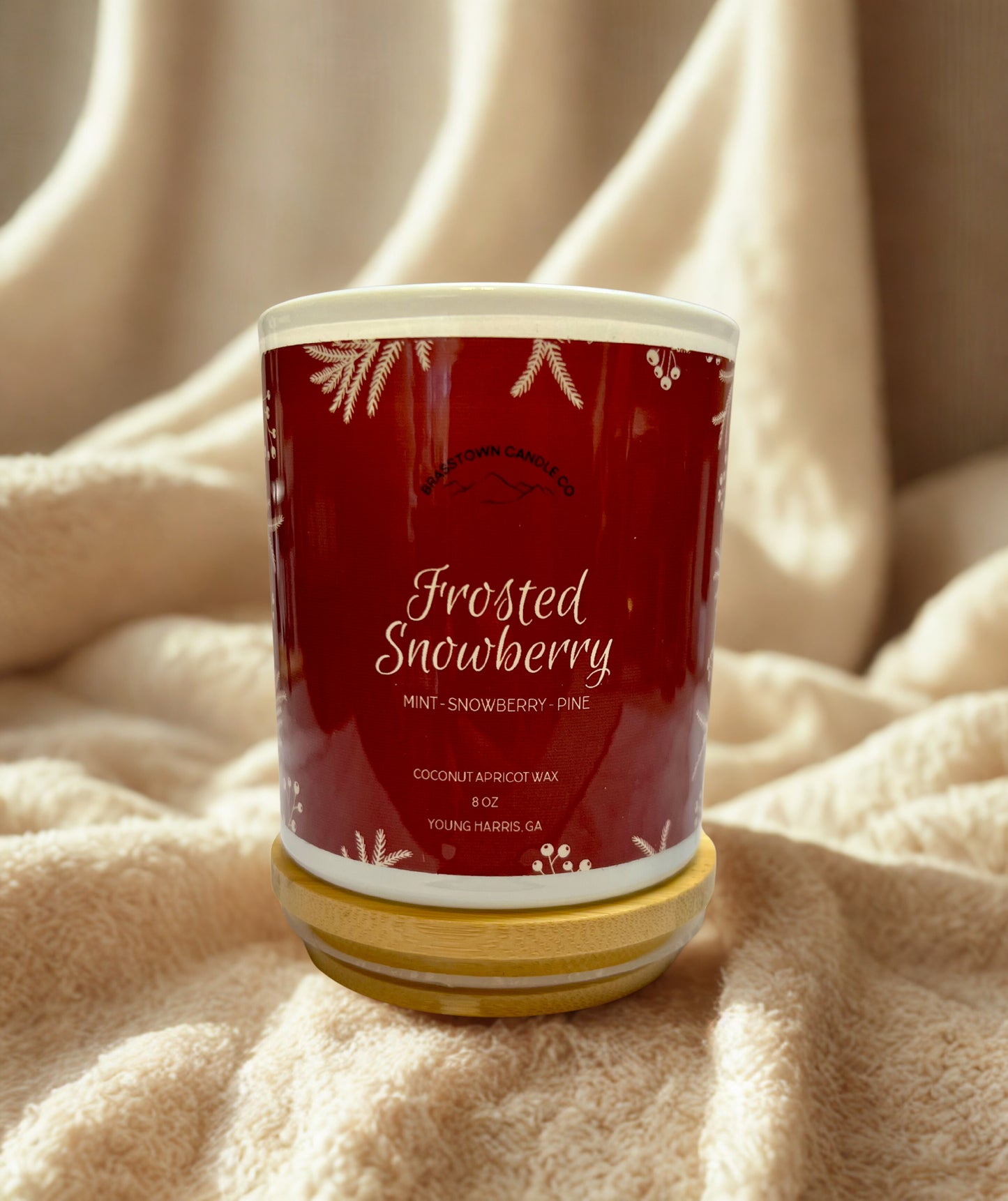 Frosted Snowberry Scented Candle