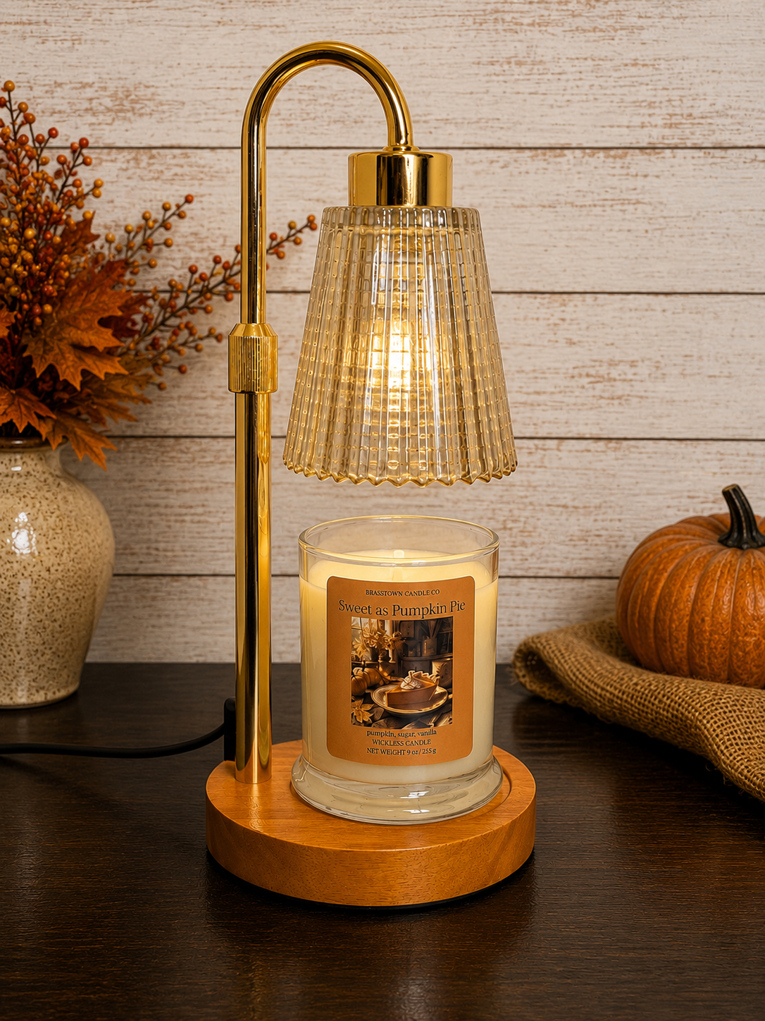 Sweet as Pumpkin Pie Wickless Candle