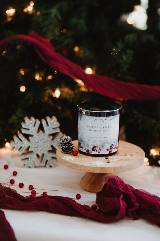 Snowflake Kisses on Brasstown Scented Candle