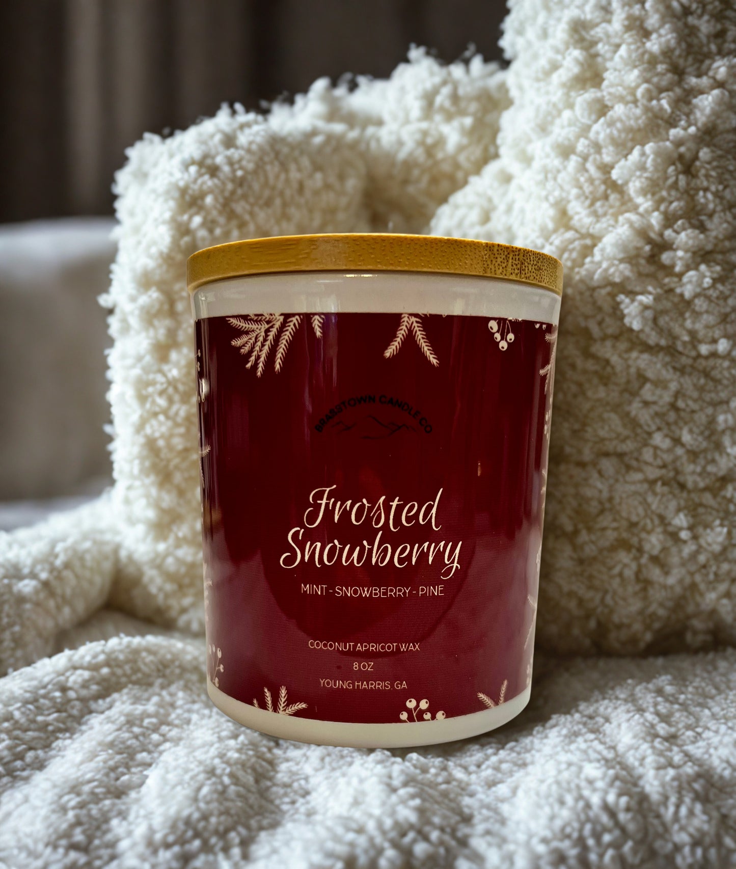 Frosted Snowberry Scented Candle