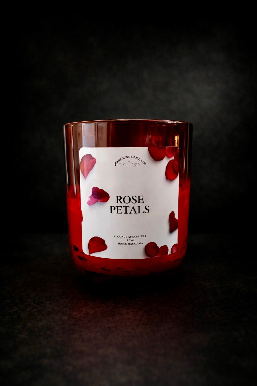 Rose Petals Scented Candle