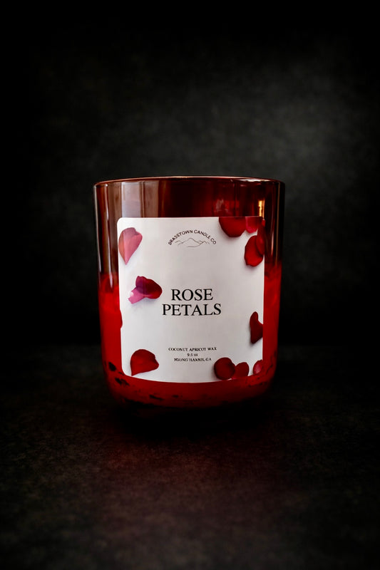 Rose Petals Scented Candle