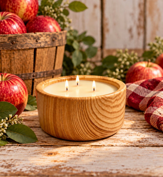 Bobbin’ for Apples 3 Wick Scented Candle
