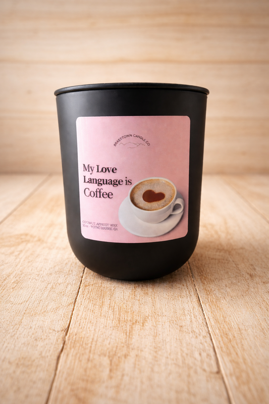 Coffee Is My Love Language Scented Candle