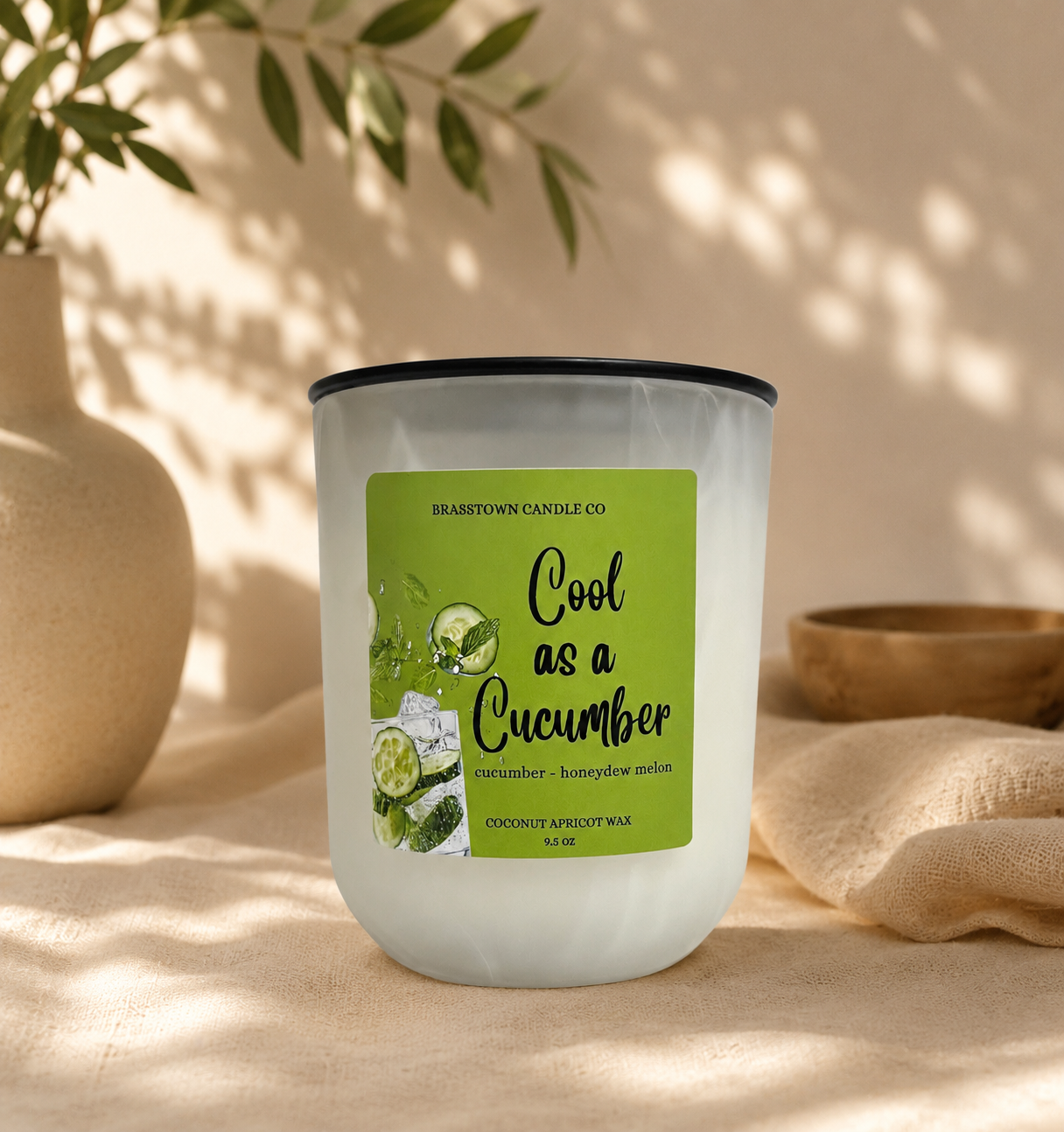 Cool as a Cucumber Scented Candle
