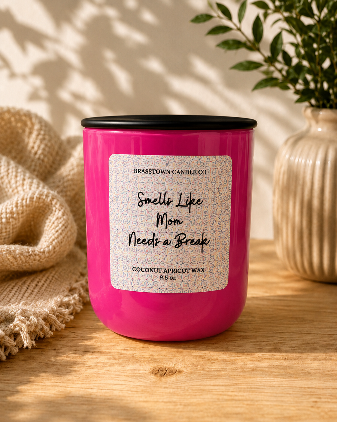 Smells Like Mom Needs a Break Scented Candle